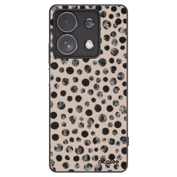 Picasee fekete szilikon tok az alábbi mobiltelefonokra Xiaomi Redmi Note 13 Pro 4G - Dots