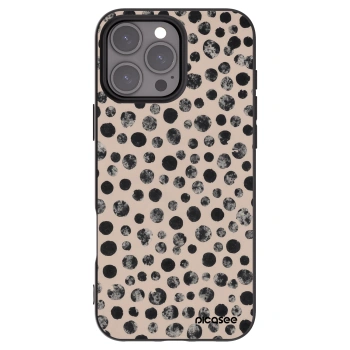 Picasee fekete szilikon tok az alábbi mobiltelefonokra Apple iPhone 16 Pro Max - Dots