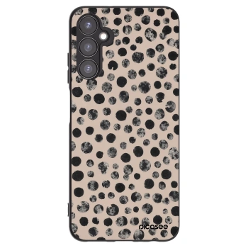 Picasee fekete szilikon tok az alábbi mobiltelefonokra Samsung Galaxy A05s A057G - Dots