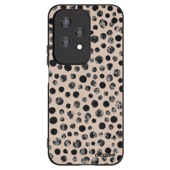 Picasee fekete szilikon tok az alábbi mobiltelefonokra Honor 200 Lite - Dots