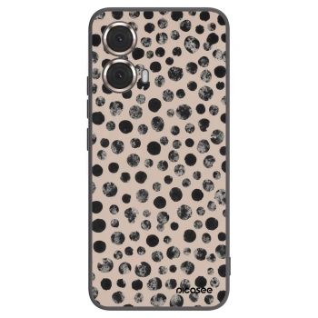 Picasee fekete szilikon tok az alábbi mobiltelefonokra Motorola Moto G85 - Dots
