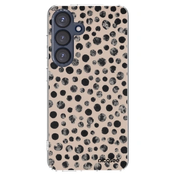 Picasee átlátszó szilikon tok az alábbi mobiltelefonokra Samsung Galaxy S25 5G - Dots