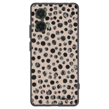 Picasee fekete szilikon tok az alábbi mobiltelefonokra Motorola Moto G35 5G - Dots