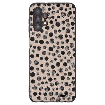 Picasee fekete szilikon tok az alábbi mobiltelefonokra Samsung Galaxy A13 5G - Dots