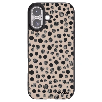 Picasee fekete szilikon tok az alábbi mobiltelefonokra Apple iPhone 17 - Dots