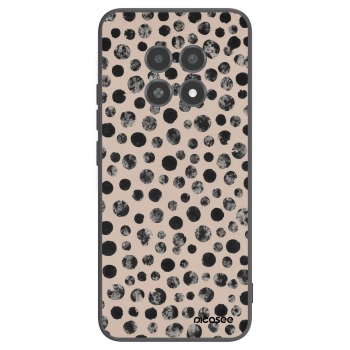 Picasee fekete szilikon tok az alábbi mobiltelefonokra Realme 12X - Dots
