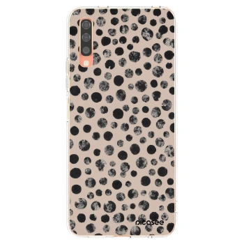 Picasee átlátszó szilikon tok az alábbi mobiltelefonokra Samsung Galaxy A70 A705F - Dots