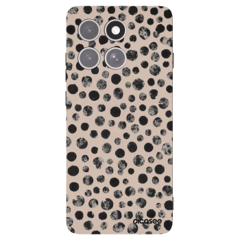 Picasee fekete szilikon tok az alábbi mobiltelefonokra Motorola Edge 60 Pro - Dots