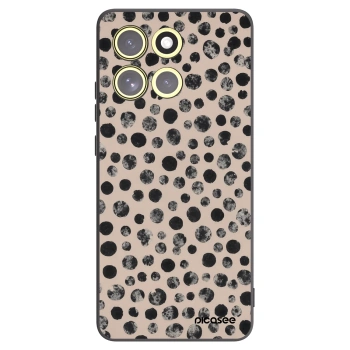 Picasee fekete szilikon tok az alábbi mobiltelefonokra Motorola Moto G86 Power 5G - Dots