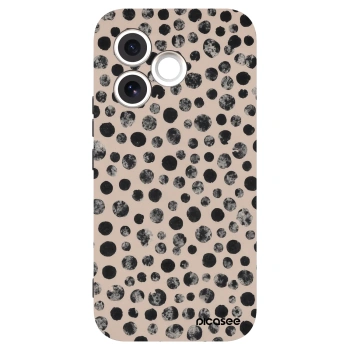 Picasee fekete szilikon tok az alábbi mobiltelefonokra Honor 600 Lite - Dots