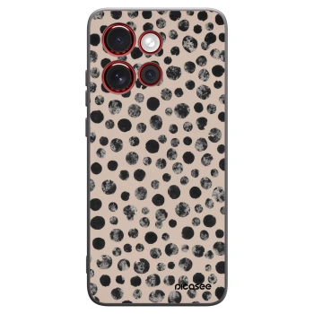 Picasee fekete szilikon tok az alábbi mobiltelefonokra Motorola Edge 60 Neo 5G - Dots