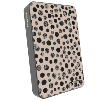 Picasee Powerbank MagSafe 10 000 mAh Szürke - Dots
