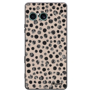 Picasee fekete szilikon tok az alábbi mobiltelefonokra Sony Xperia 10 VII - Dots