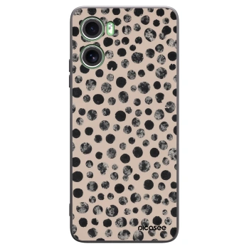 Picasee fekete szilikon tok az alábbi mobiltelefonokra Motorola Moto G06 - Dots