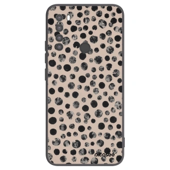 Picasee fekete szilikon tok az alábbi mobiltelefonokra Xiaomi Redmi Note 8 - Dots