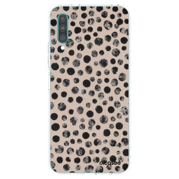 Picasee átlátszó szilikon tok az alábbi mobiltelefonokra Samsung Galaxy A30s A307F - Dots