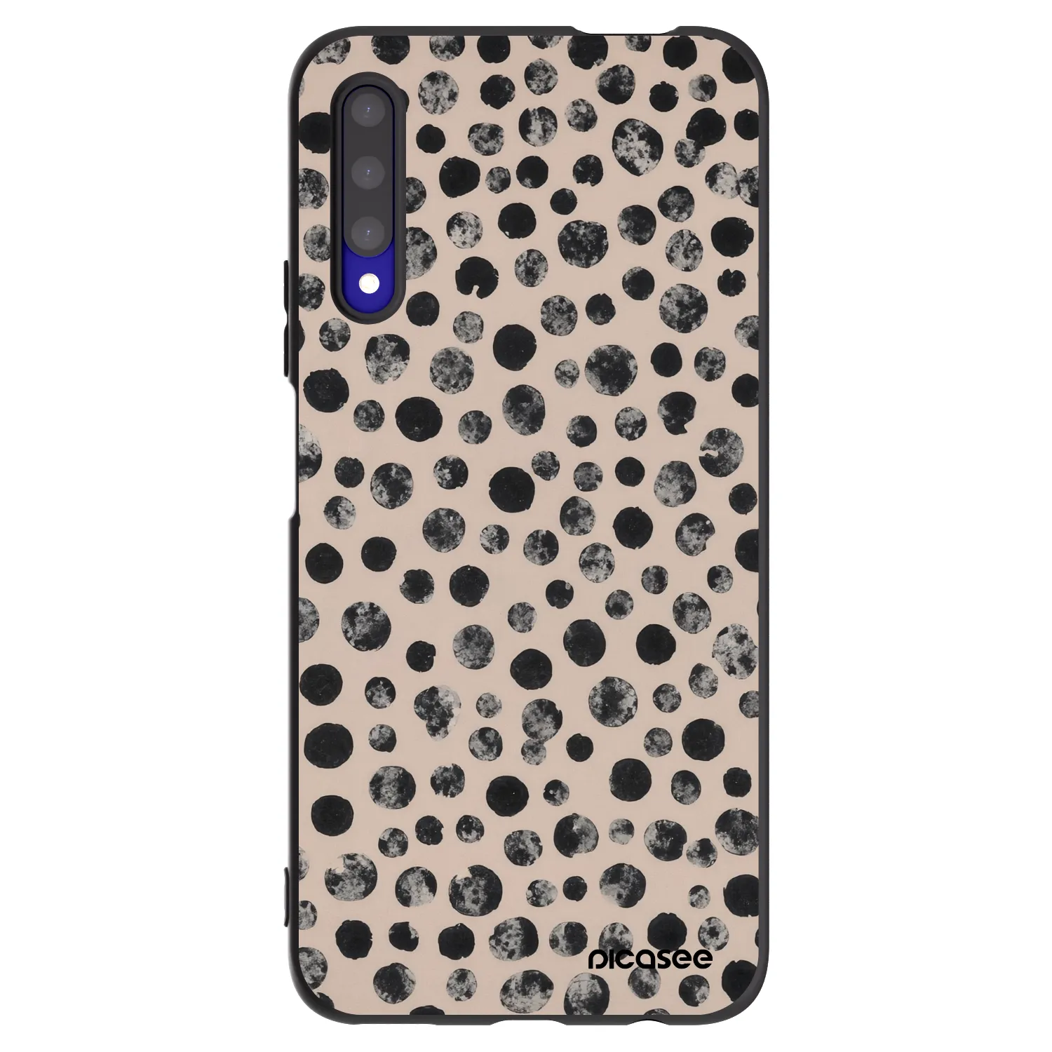 Picasee fekete szilikon tok az alábbi mobiltelefonokra Honor 9X Pro - Dots