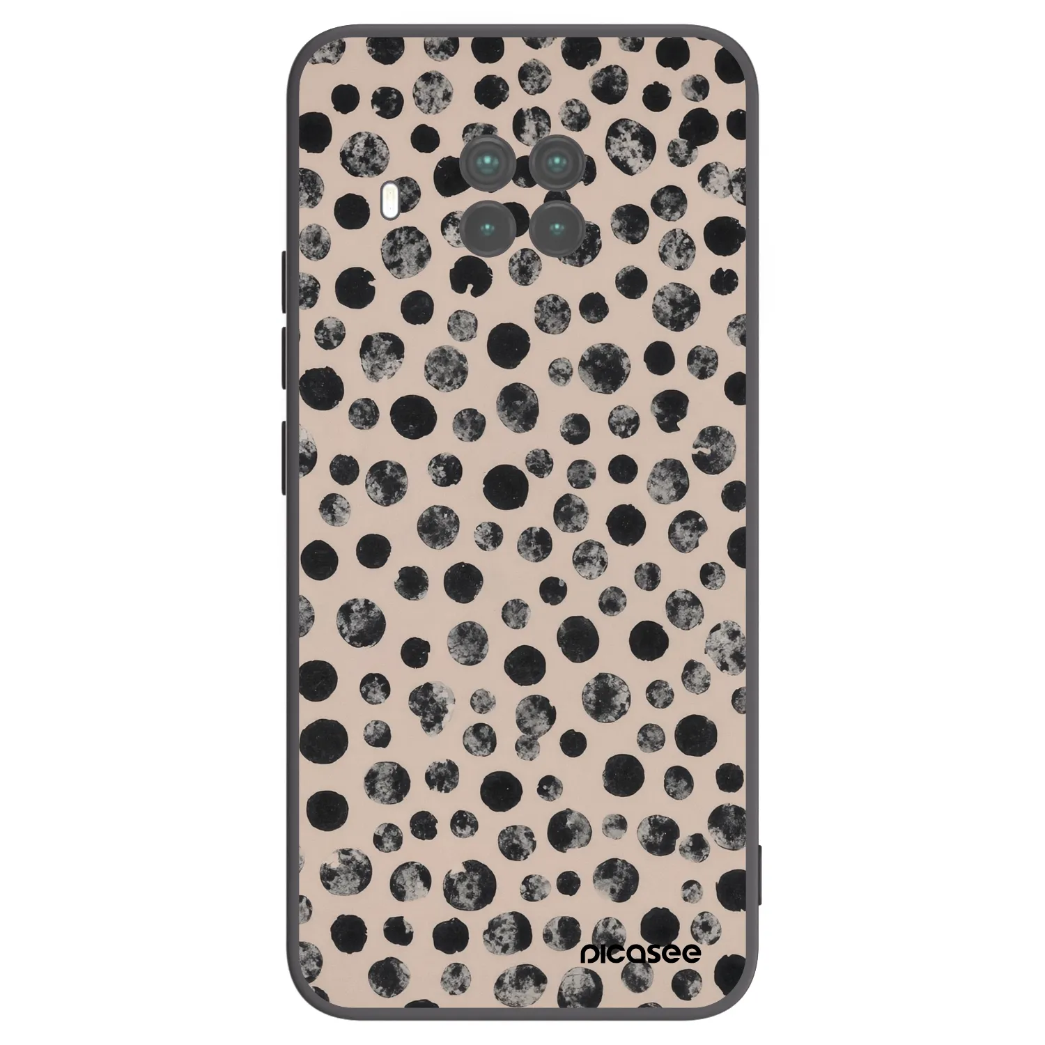 Picasee fekete szilikon tok az alábbi mobiltelefonokra Xiaomi Mi 10T Lite - Dots