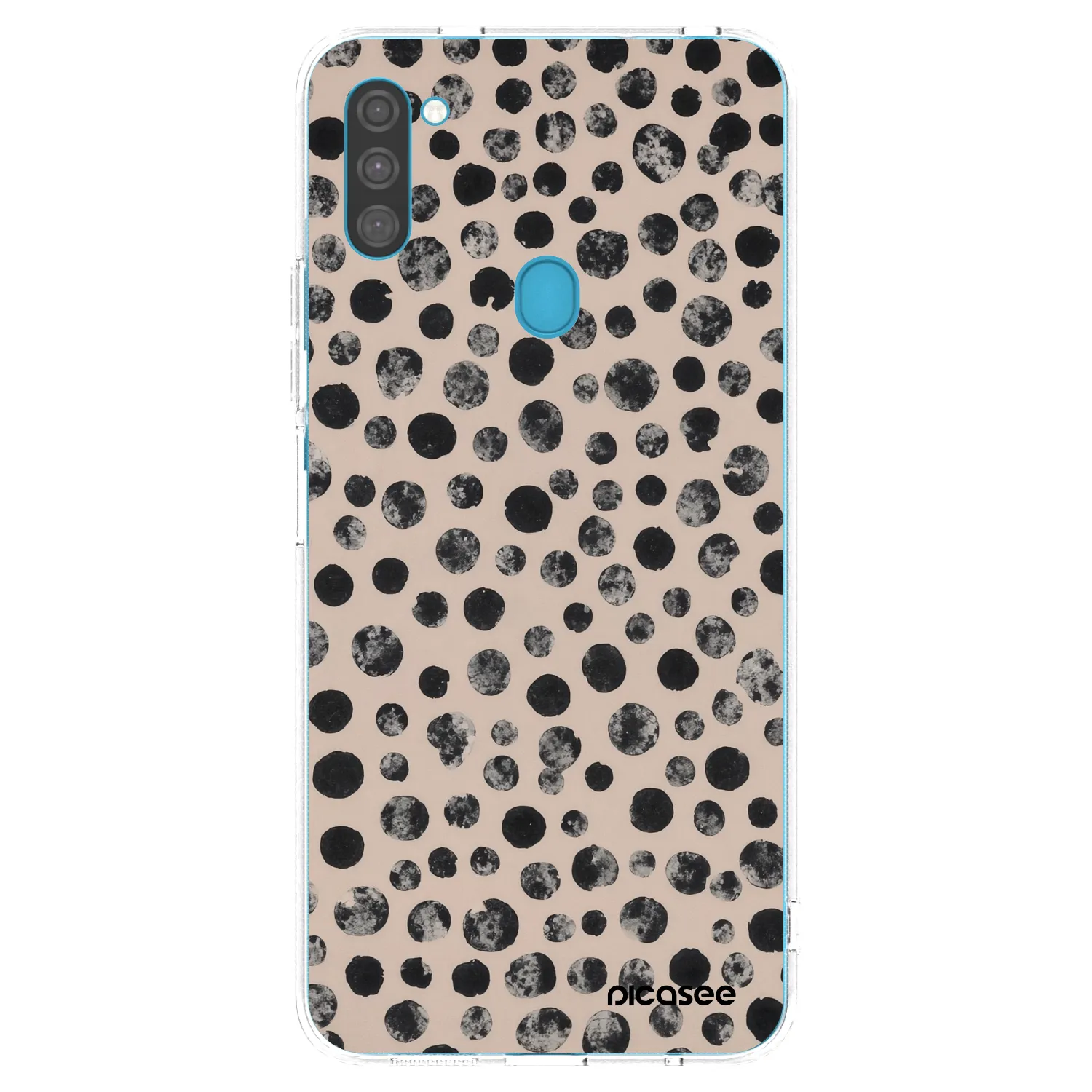 Picasee átlátszó szilikon tok az alábbi mobiltelefonokra Samsung Galaxy M11 - Dots