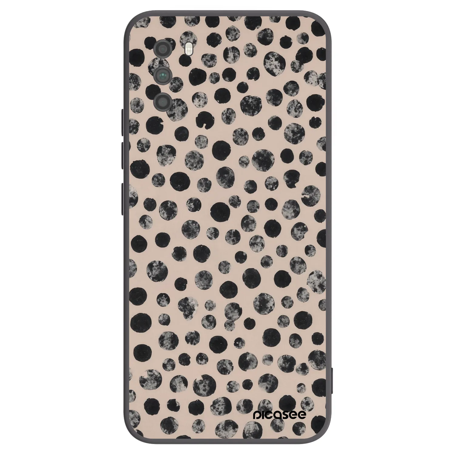 Picasee fekete szilikon tok az alábbi mobiltelefonokra Xiaomi Poco M3 - Dots