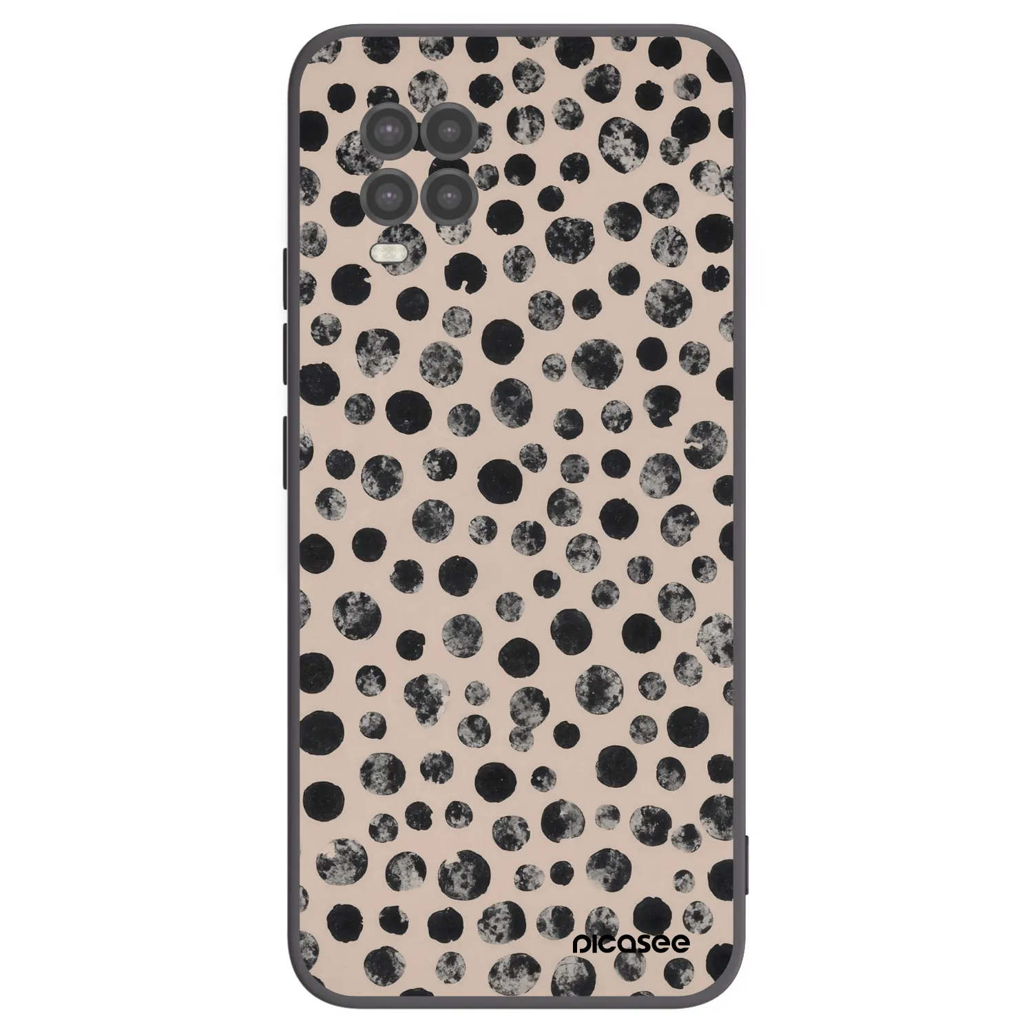 Picasee fekete szilikon tok az alábbi mobiltelefonokra Xiaomi Mi 10 Lite - Dots