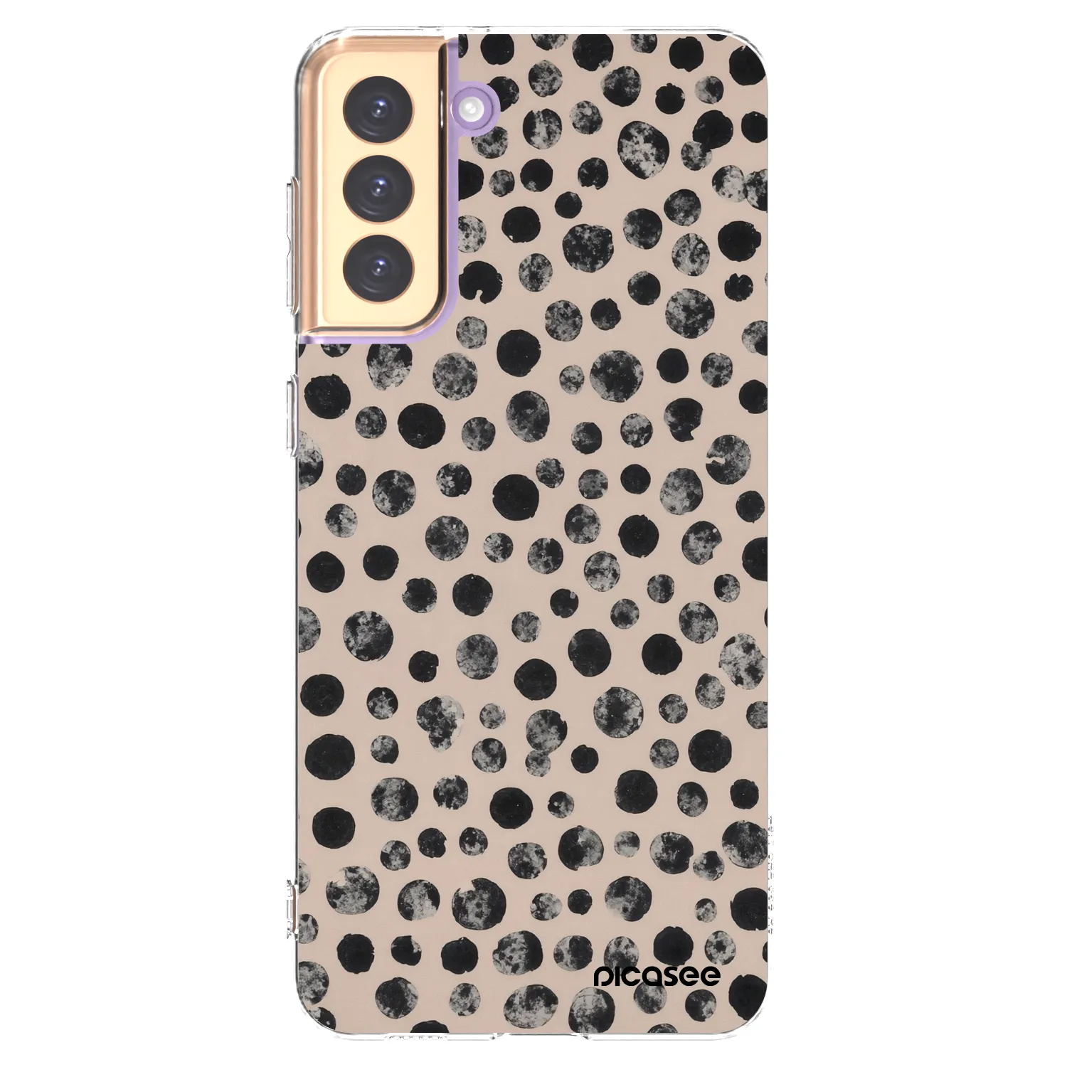 Picasee átlátszó szilikon tok az alábbi mobiltelefonokra Samsung Galaxy S21+ 5G G996F - Dots