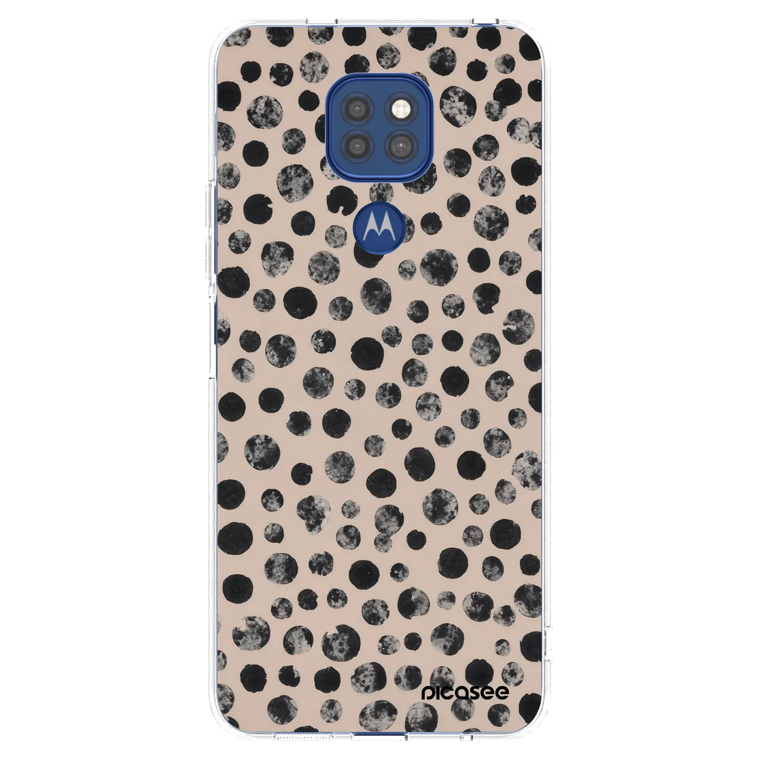 Picasee átlátszó szilikon tok az alábbi mobiltelefonokra Motorola Moto G9 Play - Dots