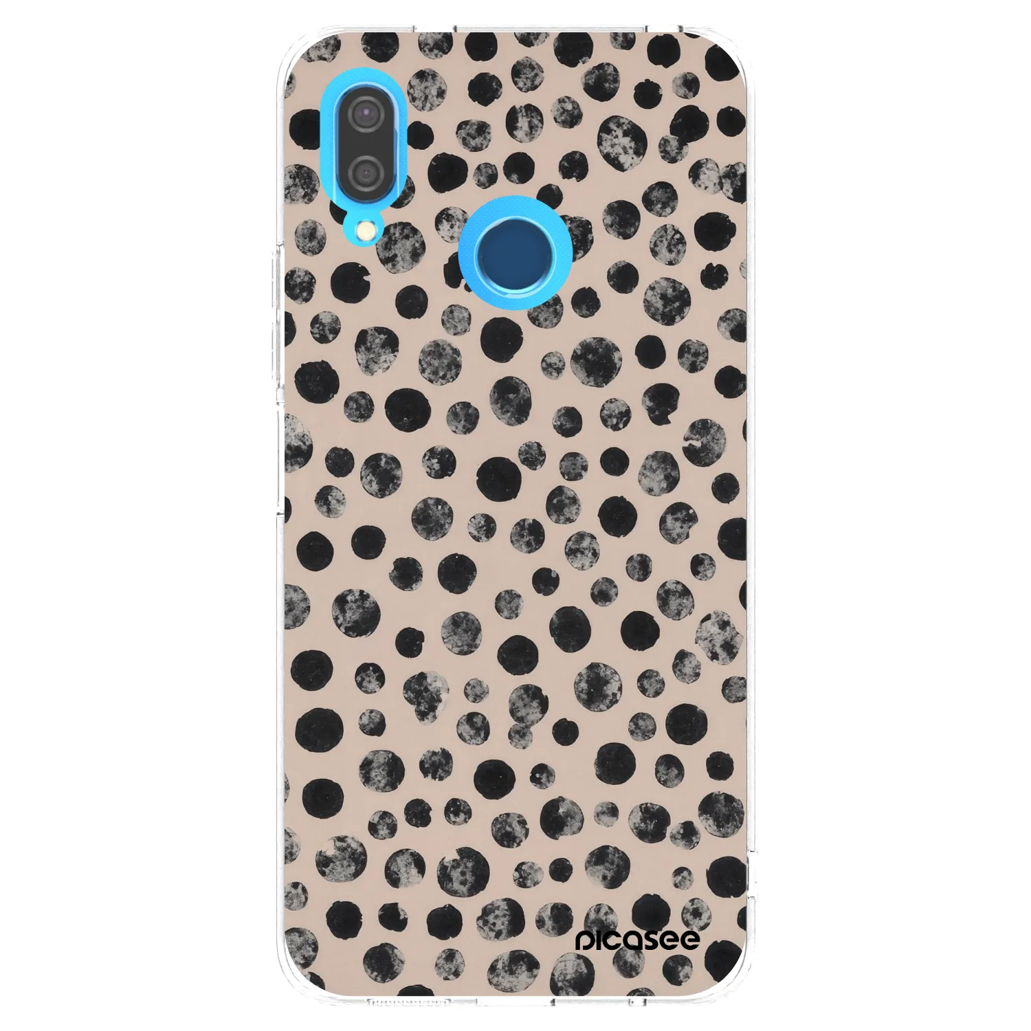 Picasee átlátszó szilikon tok az alábbi mobiltelefonokra Huawei P20 Lite - Dots