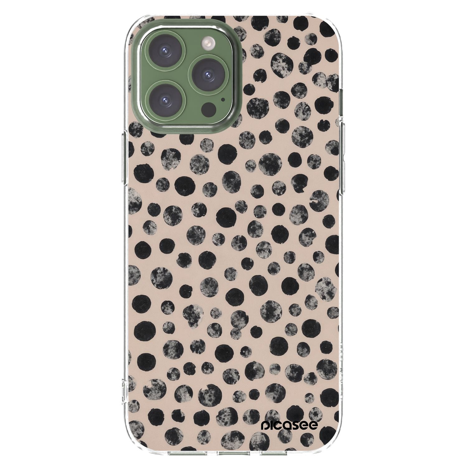 Picasee átlátszó szilikon tok az alábbi mobiltelefonokra Apple iPhone 13 Pro Max - Dots