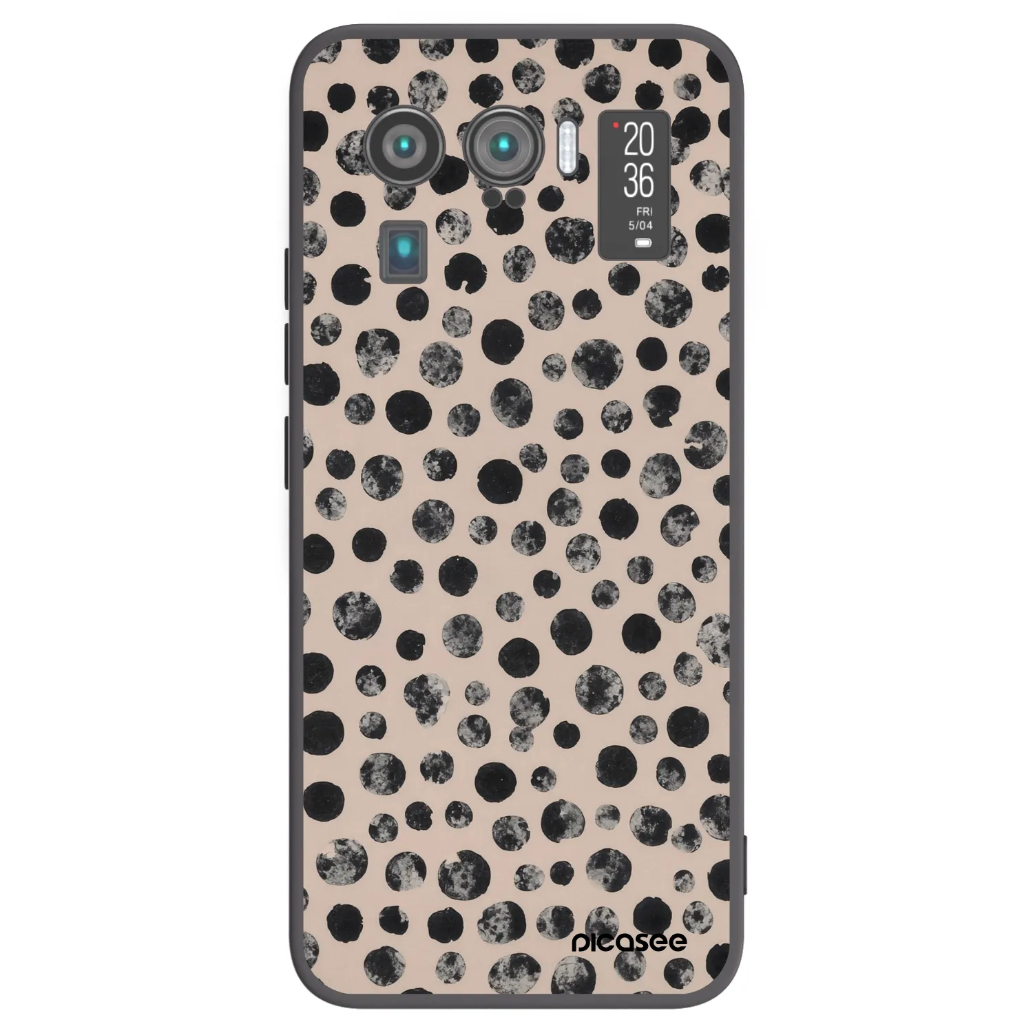 Picasee fekete szilikon tok az alábbi mobiltelefonokra Xiaomi Mi 11 Ultra - Dots
