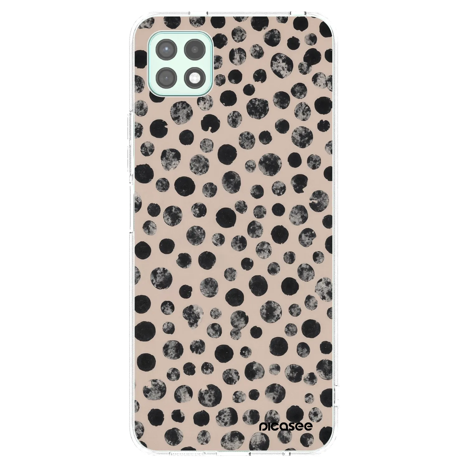Picasee átlátszó szilikon tok az alábbi mobiltelefonokra Samsung Galaxy A22 A226B 5G - Dots