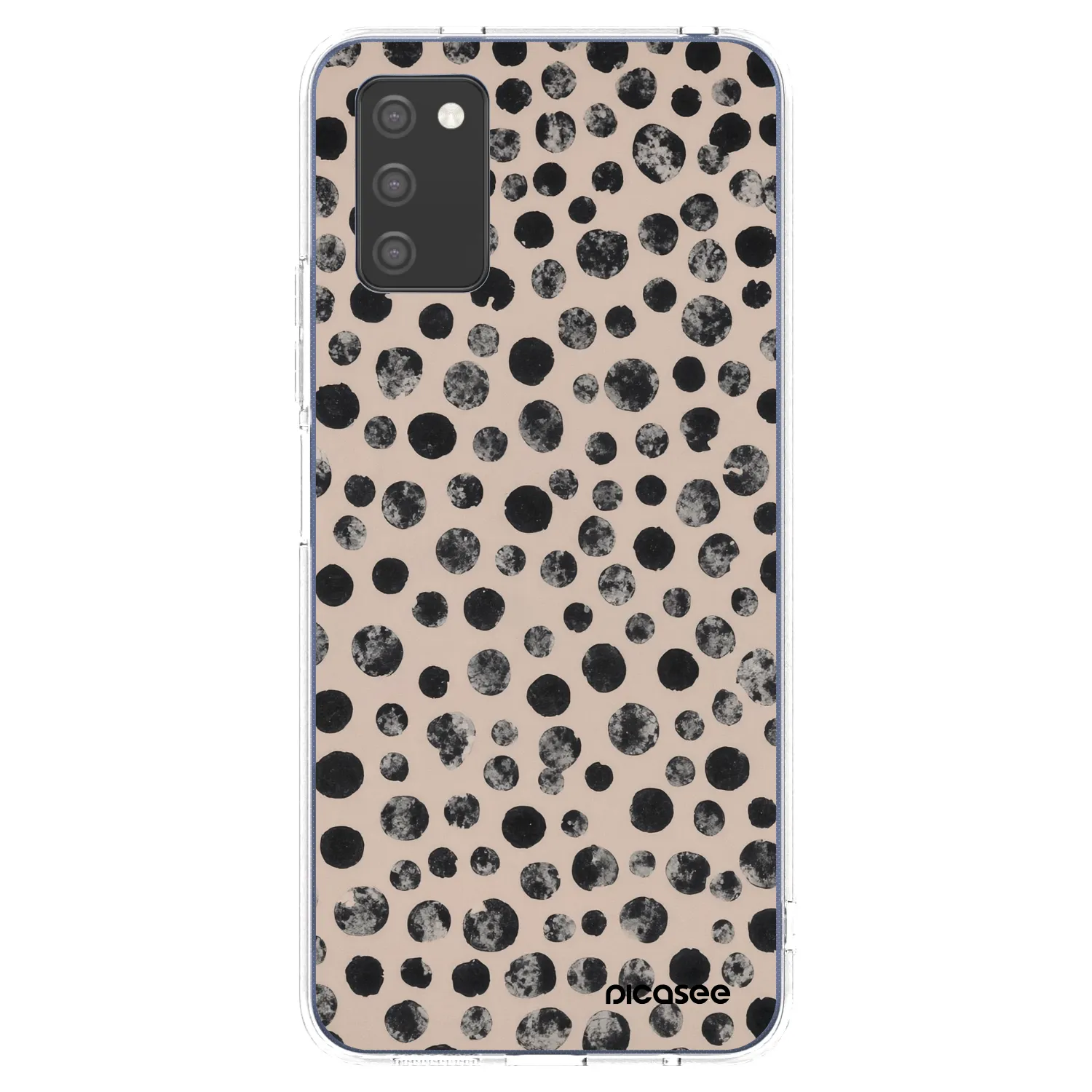 Picasee átlátszó szilikon tok az alábbi mobiltelefonokra Samsung Galaxy A02s A025G - Dots