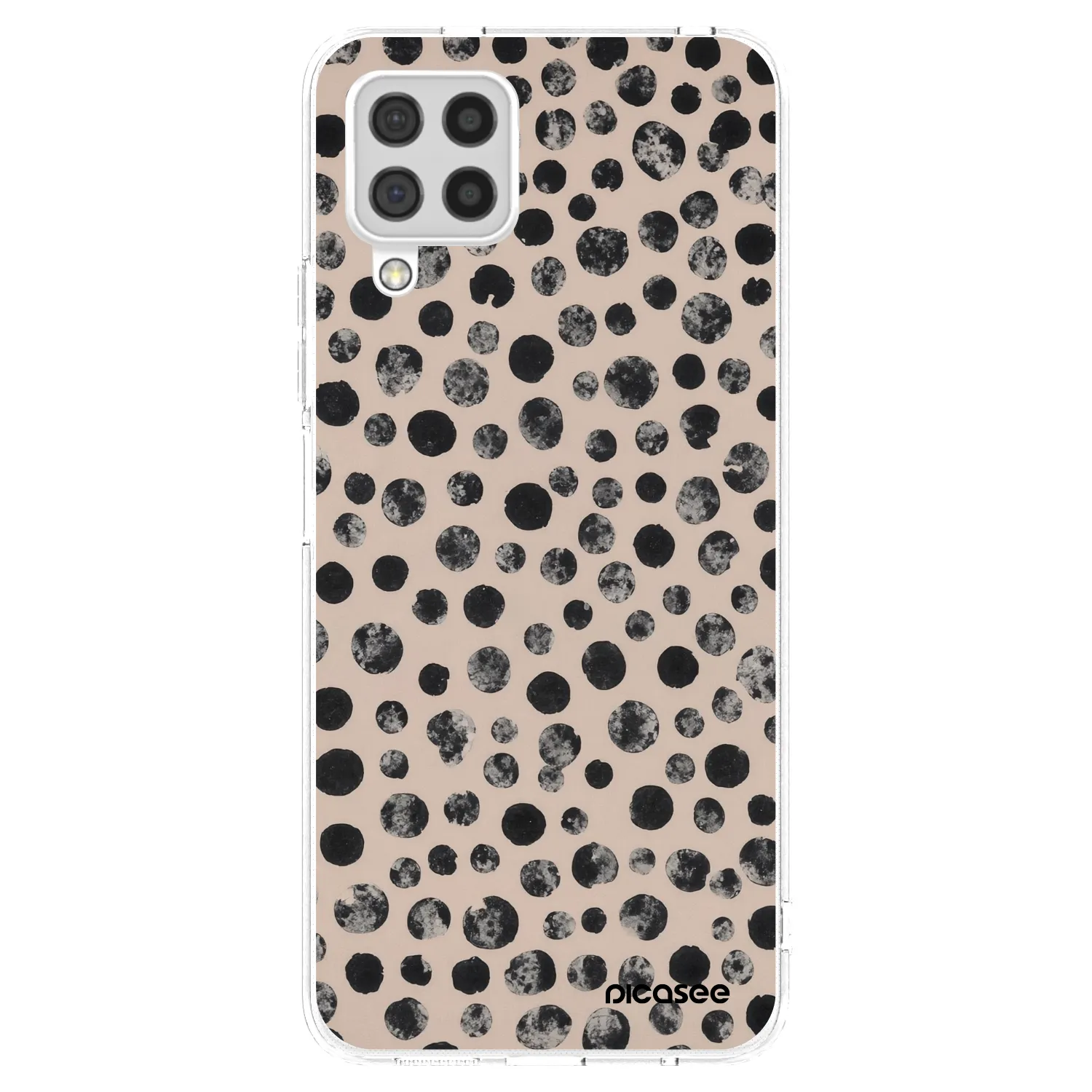 Picasee átlátszó szilikon tok az alábbi mobiltelefonokra Samsung Galaxy A22 A225F 4G - Dots
