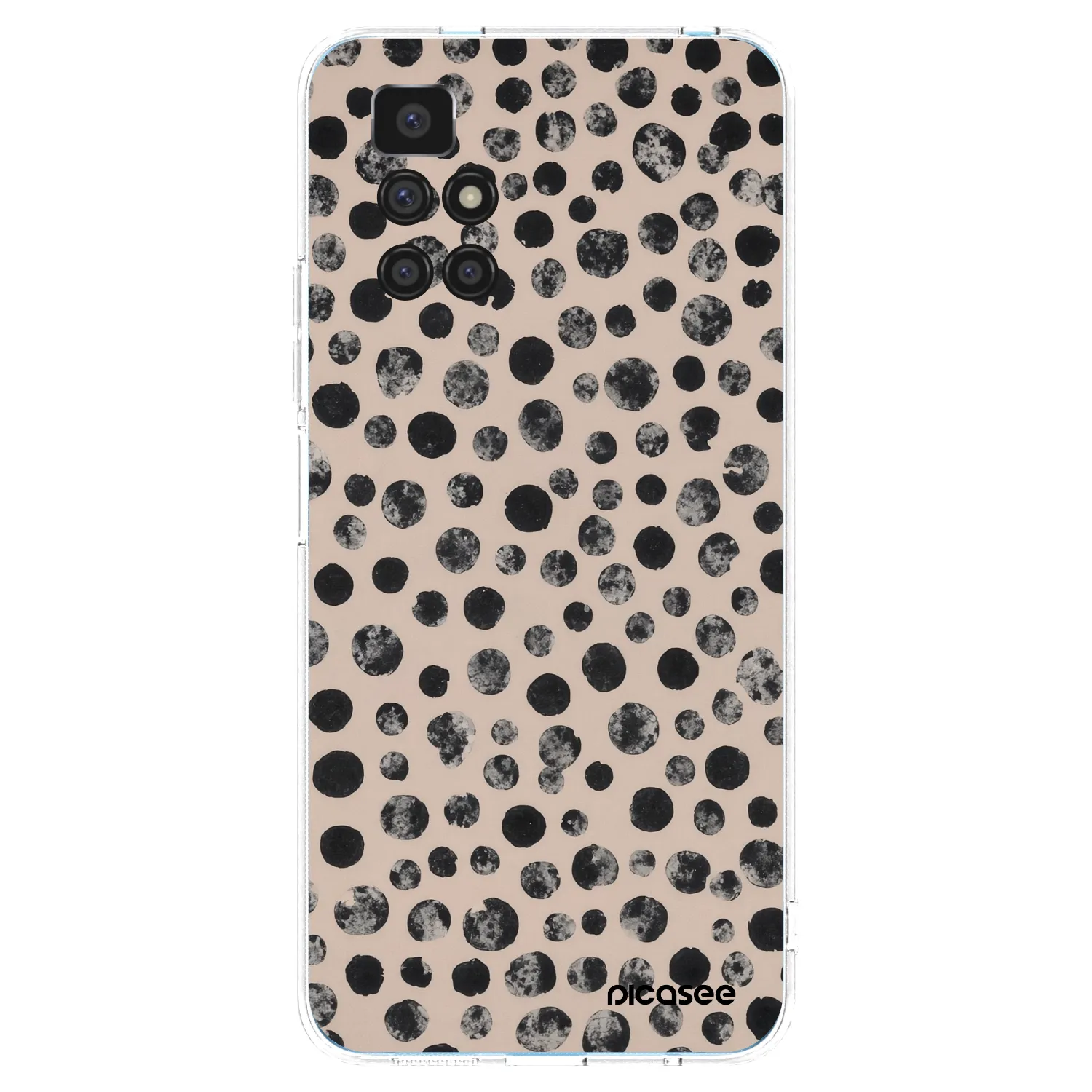 Picasee átlátszó szilikon tok az alábbi mobiltelefonokra Xiaomi Redmi 10 - Dots
