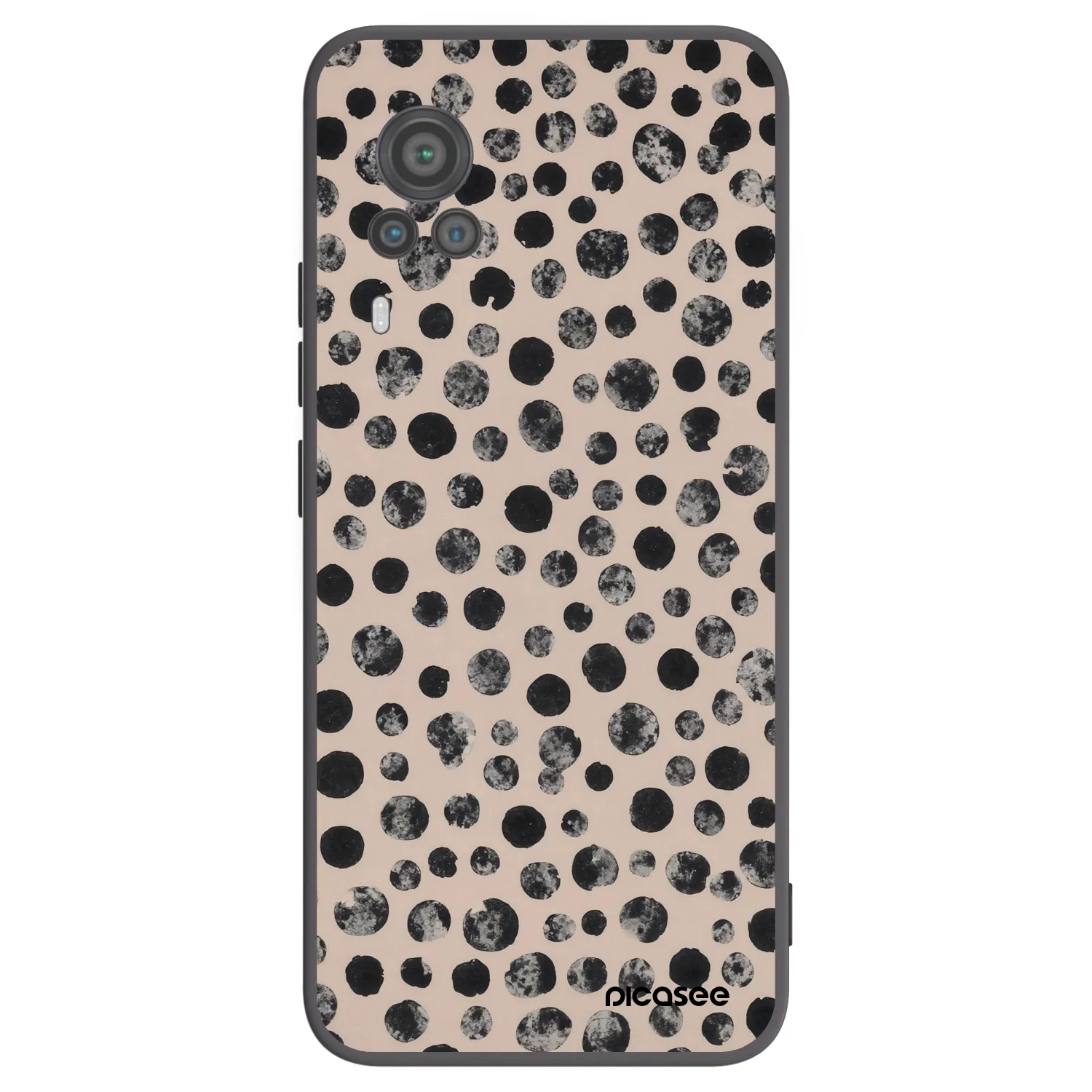 Picasee fekete szilikon tok az alábbi mobiltelefonokra Vivo X60 Pro 5G - Dots