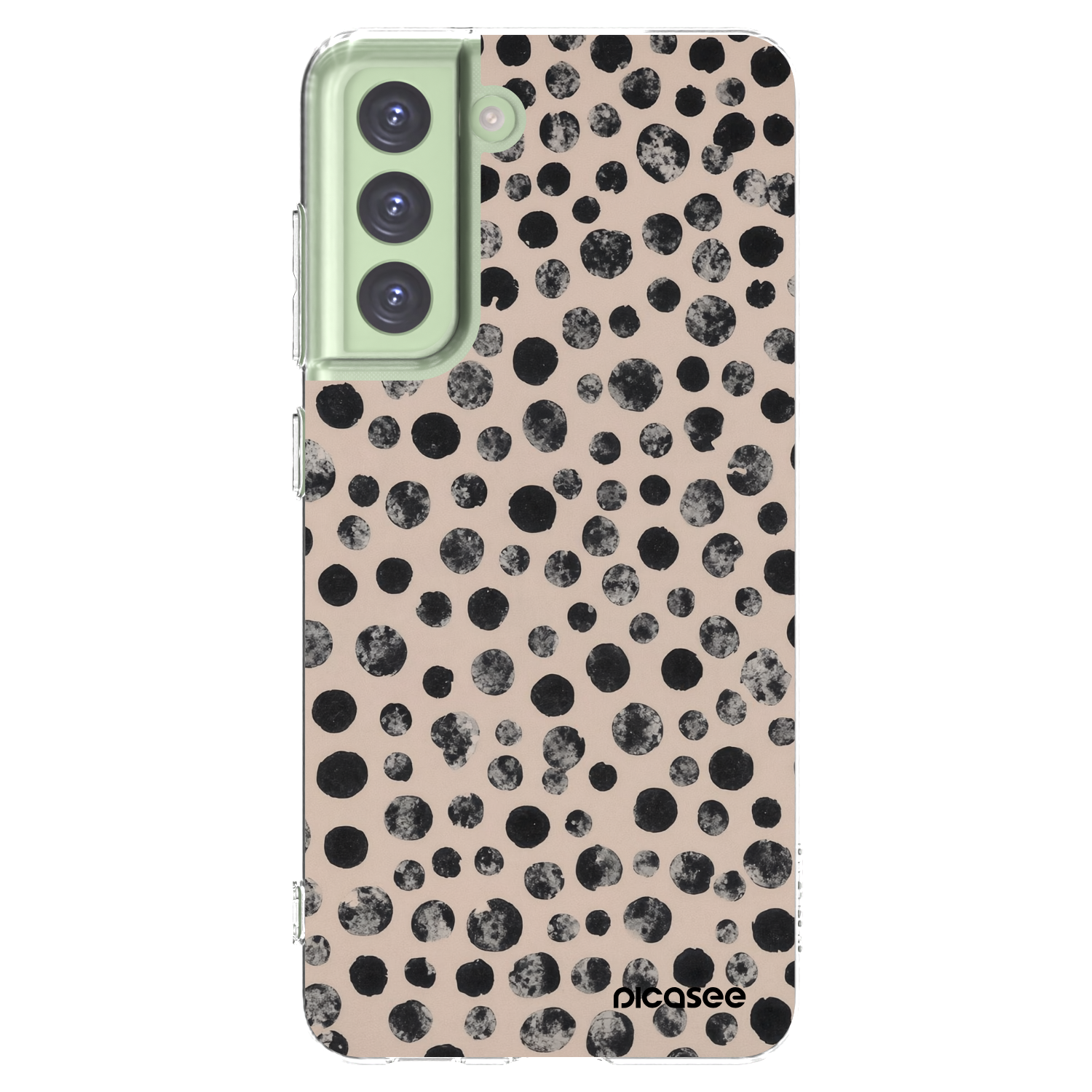 Picasee átlátszó szilikon tok az alábbi mobiltelefonokra Samsung Galaxy S21 FE 5G - Dots