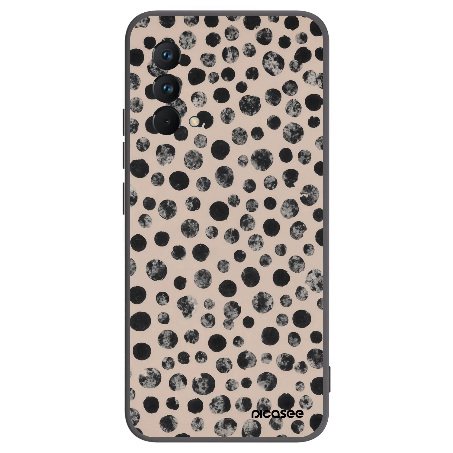 Picasee fekete szilikon tok az alábbi mobiltelefonokra Realme GT Master Edition 5G - Dots