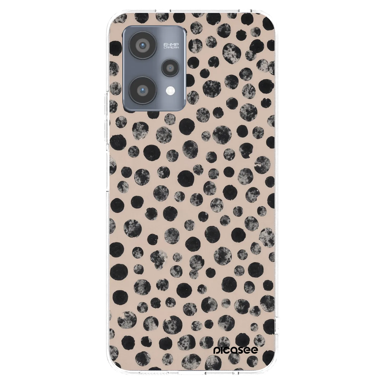 Picasee átlátszó szilikon tok az alábbi mobiltelefonokra Realme 9 Pro 5G - Dots