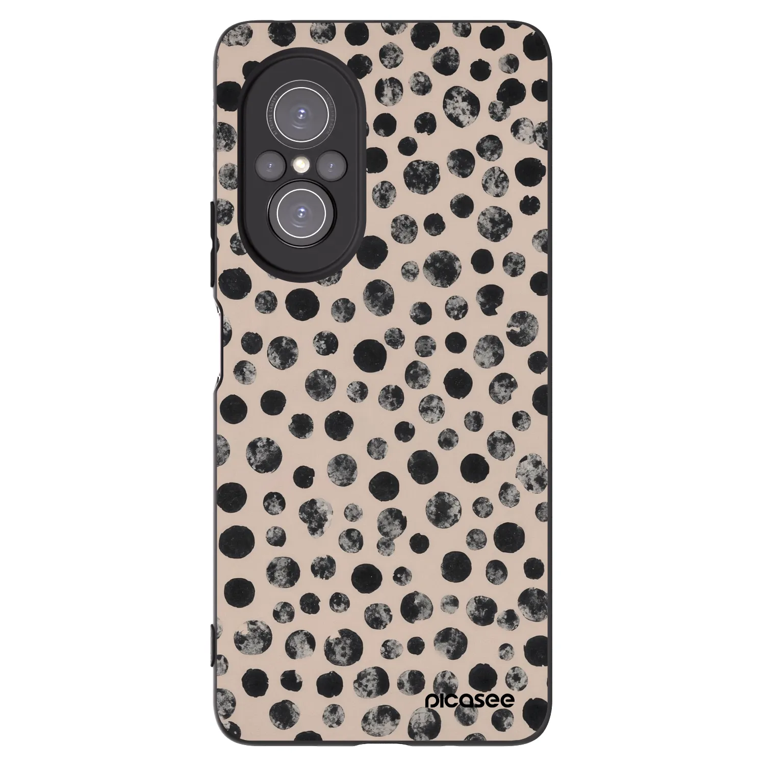 Picasee fekete szilikon tok az alábbi mobiltelefonokra Huawei Nova 9 SE - Dots