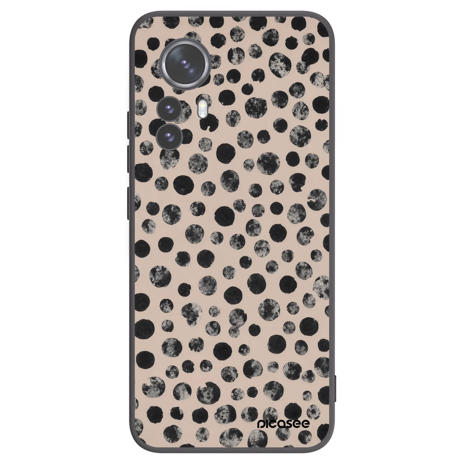 Picasee fekete szilikon tok az alábbi mobiltelefonokra Xiaomi 12 Pro - Dots