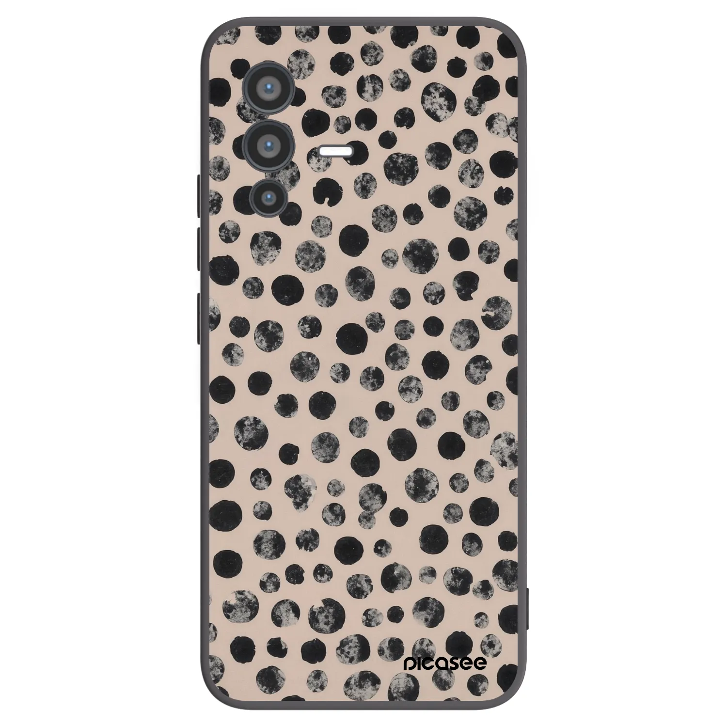 Picasee fekete szilikon tok az alábbi mobiltelefonokra Vivo V23 5G - Dots