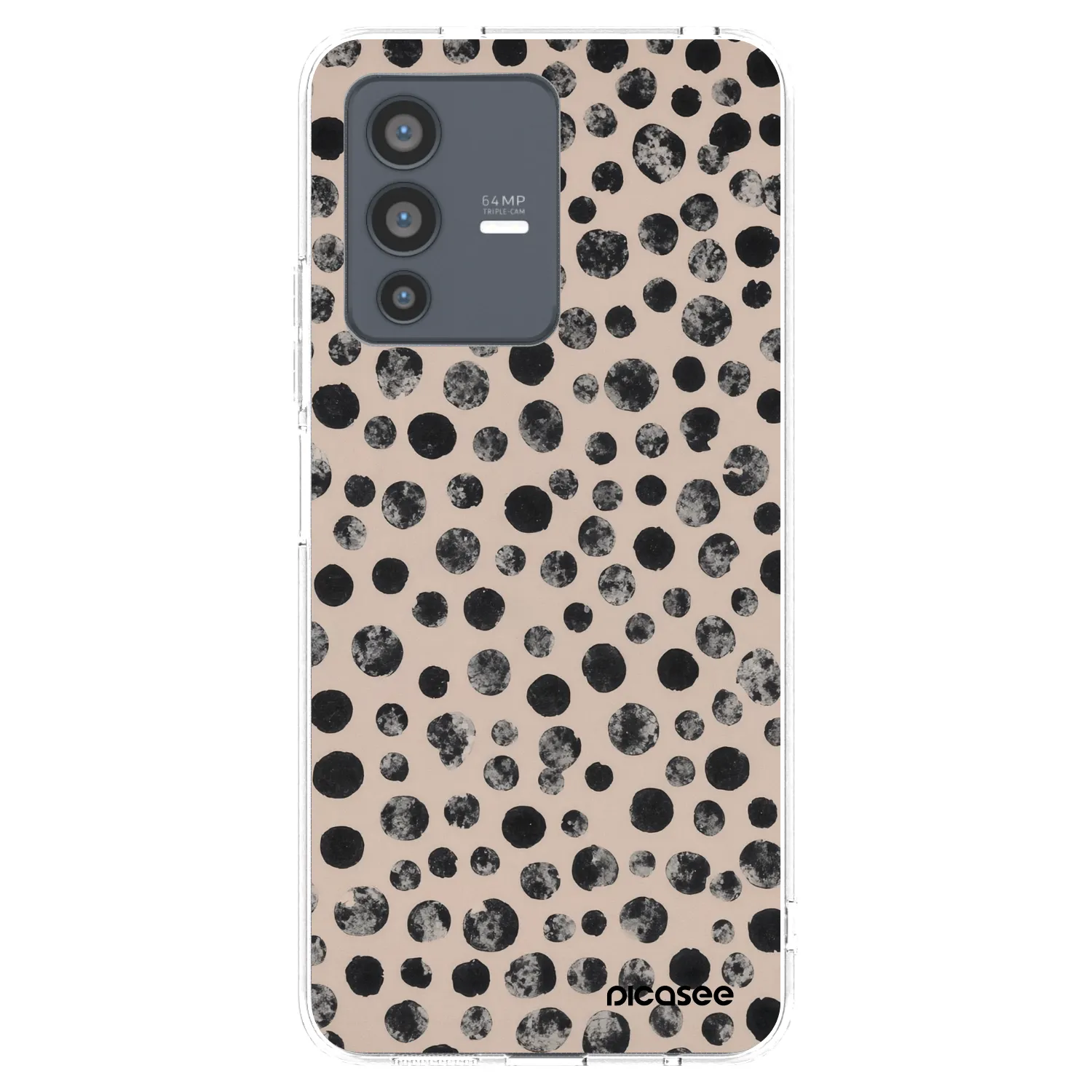 Picasee átlátszó szilikon tok az alábbi mobiltelefonokra Vivo V23 5G - Dots