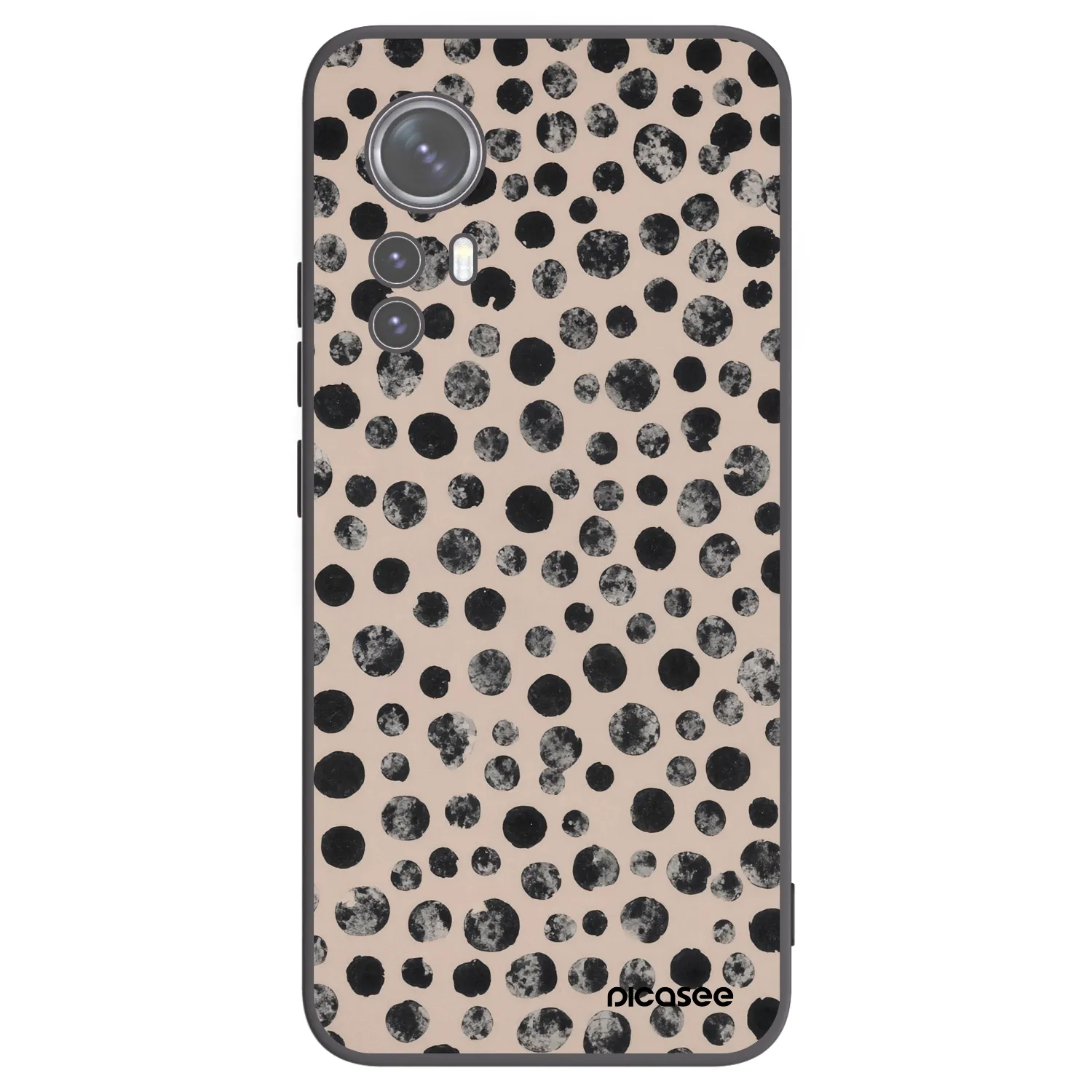 Picasee fekete szilikon tok az alábbi mobiltelefonokra Xiaomi 12X - Dots