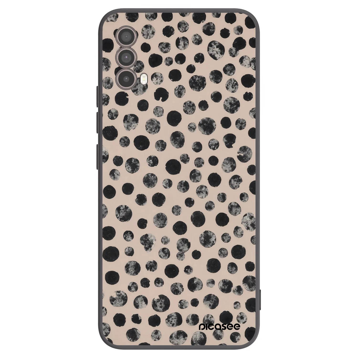 Picasee fekete szilikon tok az alábbi mobiltelefonokra Motorola Moto E40 - Dots