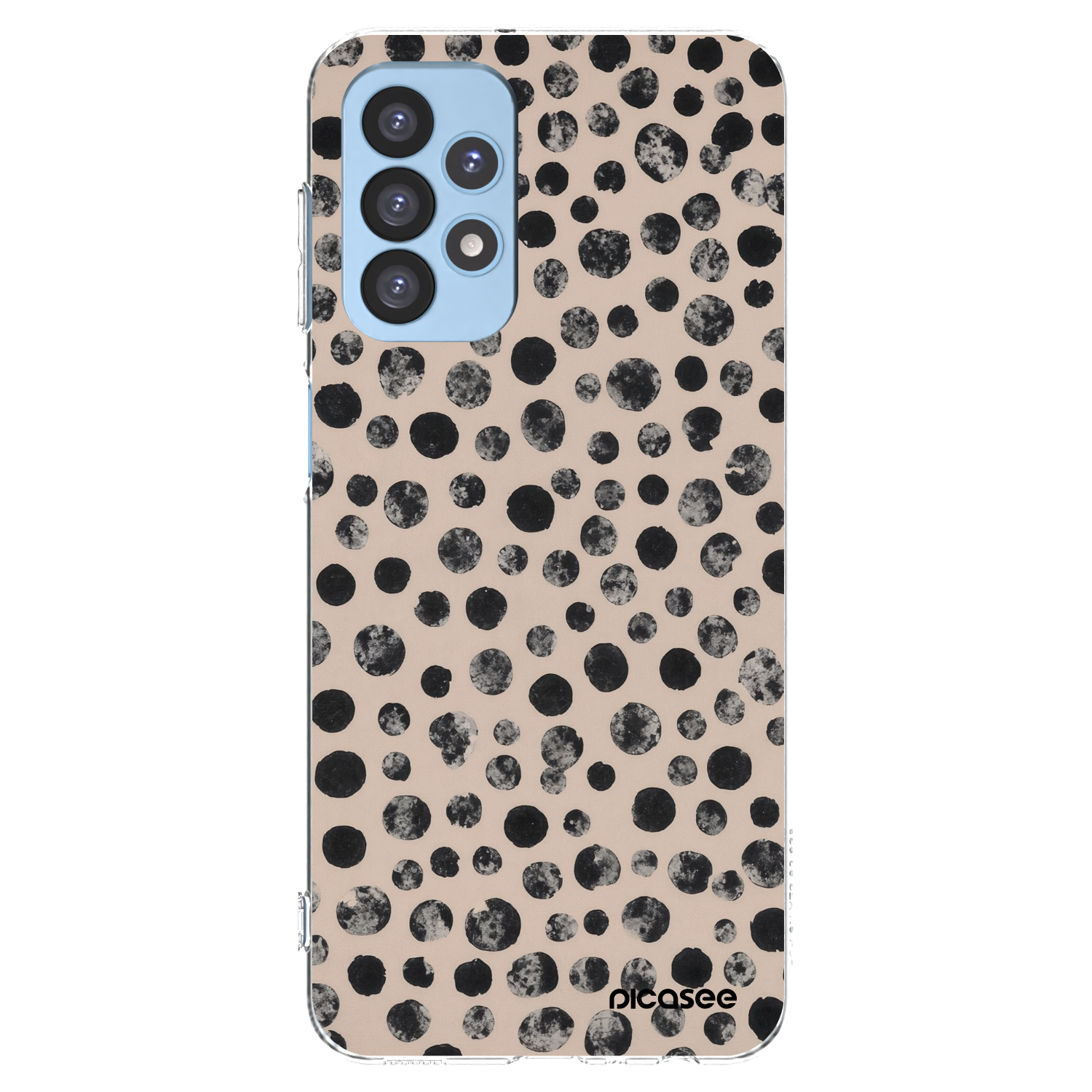 Picasee átlátszó szilikon tok az alábbi mobiltelefonokra Samsung Galaxy A23 A235F 4G - Dots