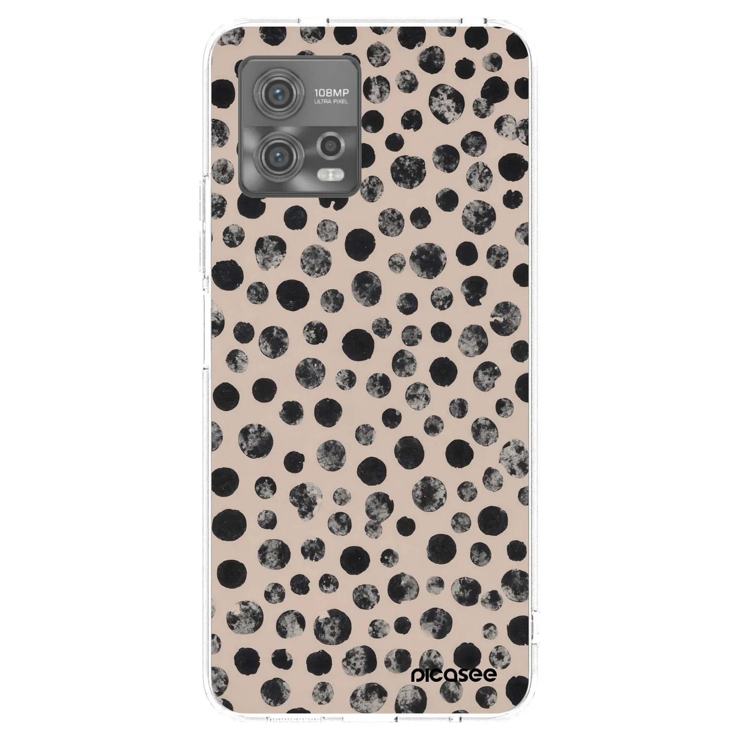 Picasee átlátszó szilikon tok az alábbi mobiltelefonokra Motorola Moto G72 - Dots