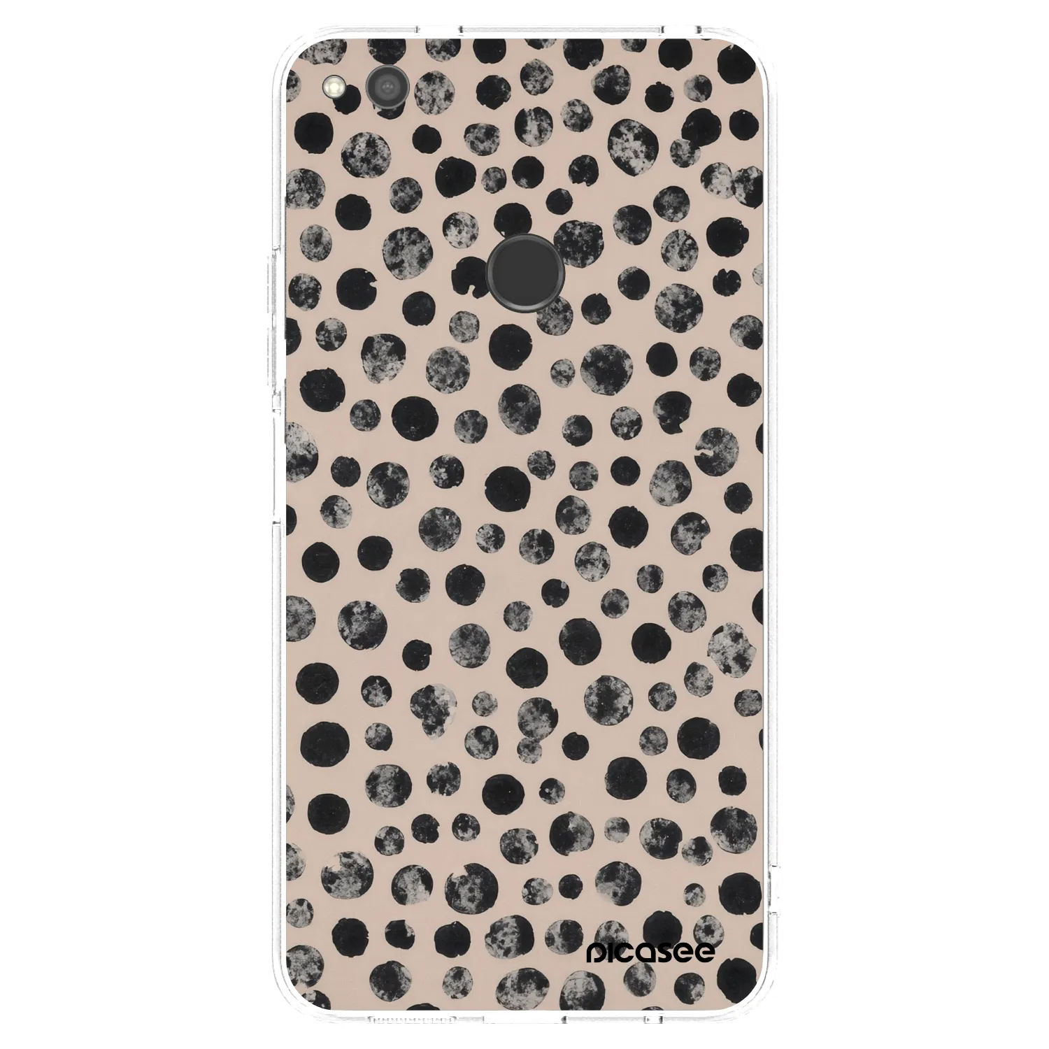 Picasee átlátszó szilikon tok az alábbi mobiltelefonokra Huawei P9 Lite 2017 - Dots