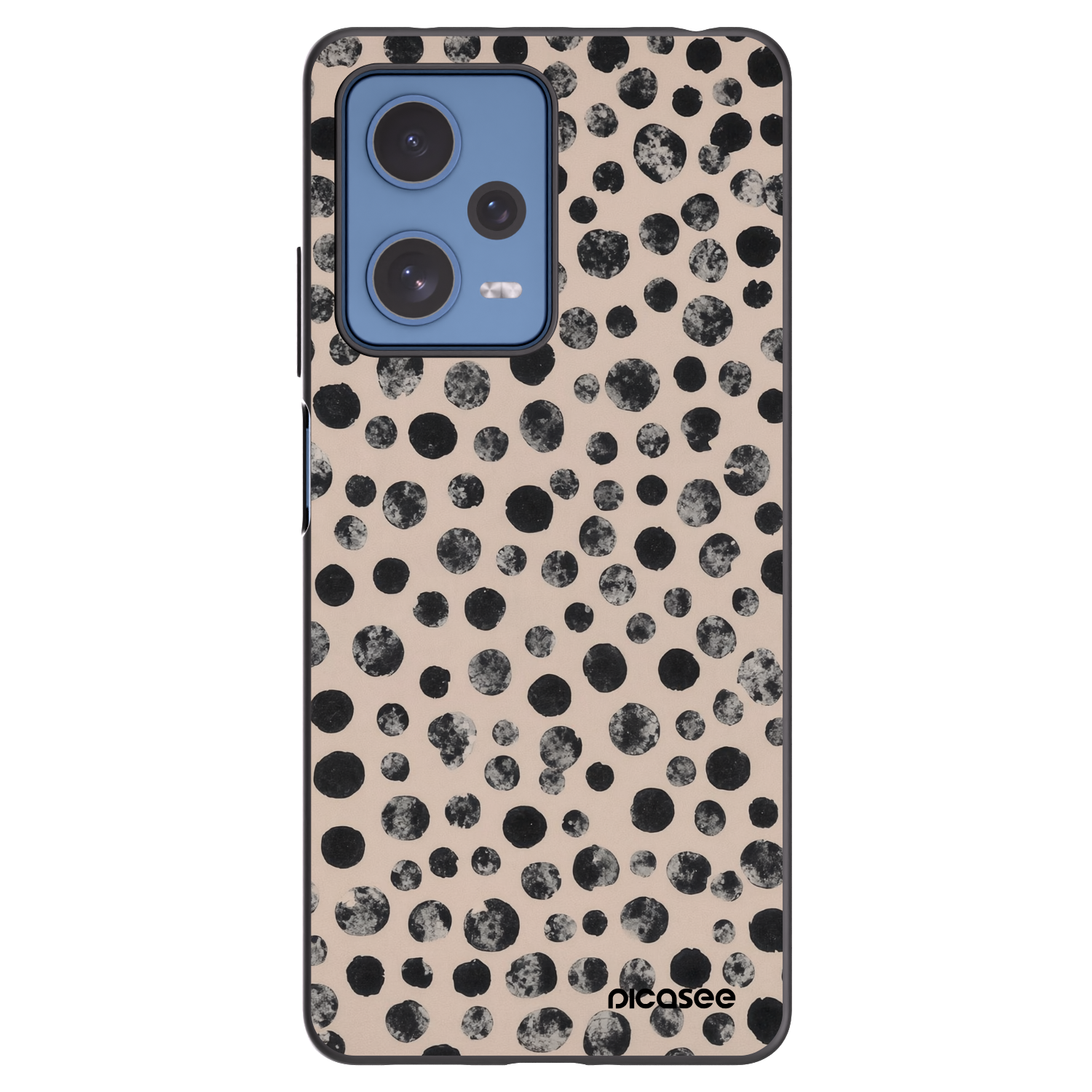 Picasee fekete szilikon tok az alábbi mobiltelefonokra Xiaomi Redmi Note 12 Pro 5G - Dots
