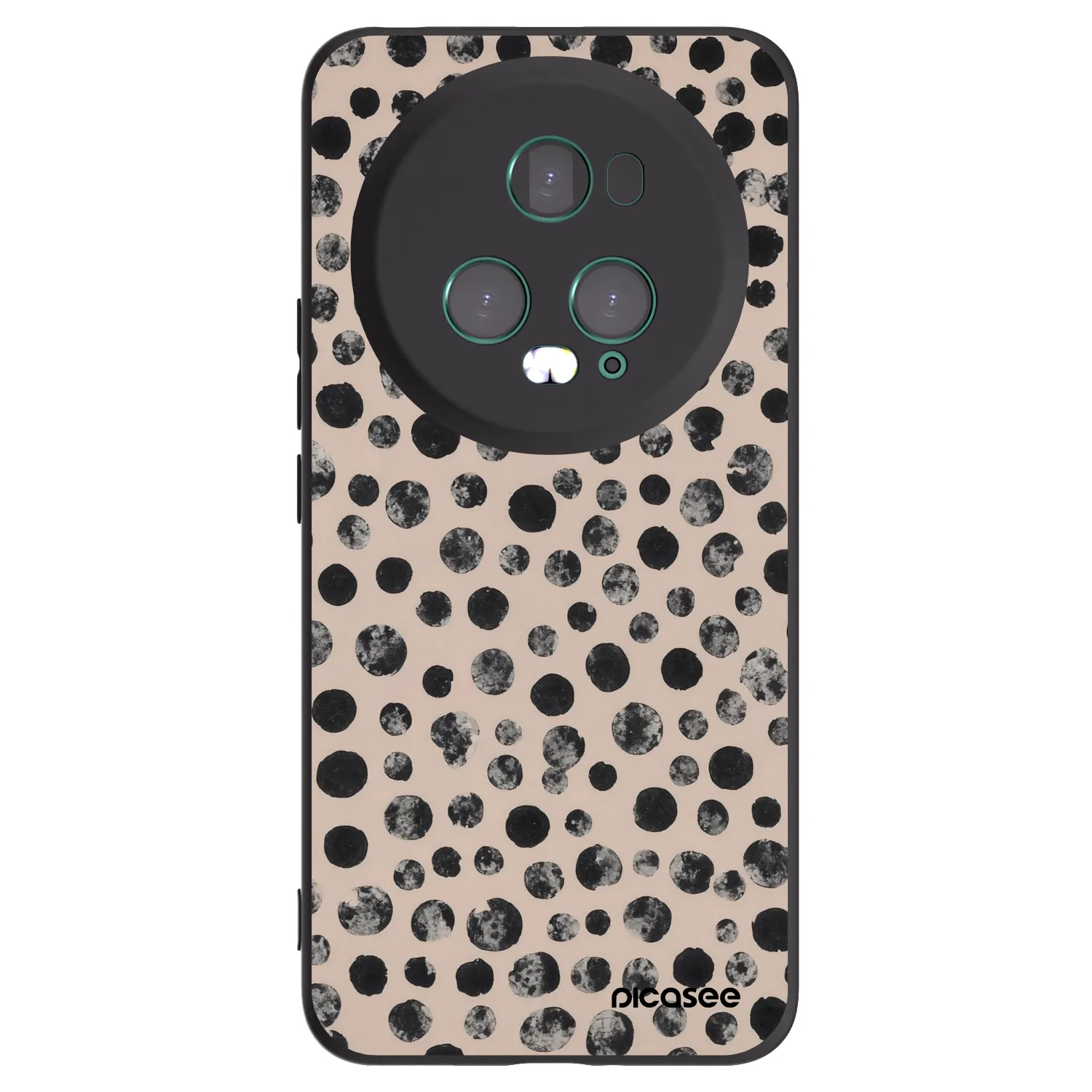 Picasee fekete szilikon tok az alábbi mobiltelefonokra Honor Magic5 Pro - Dots