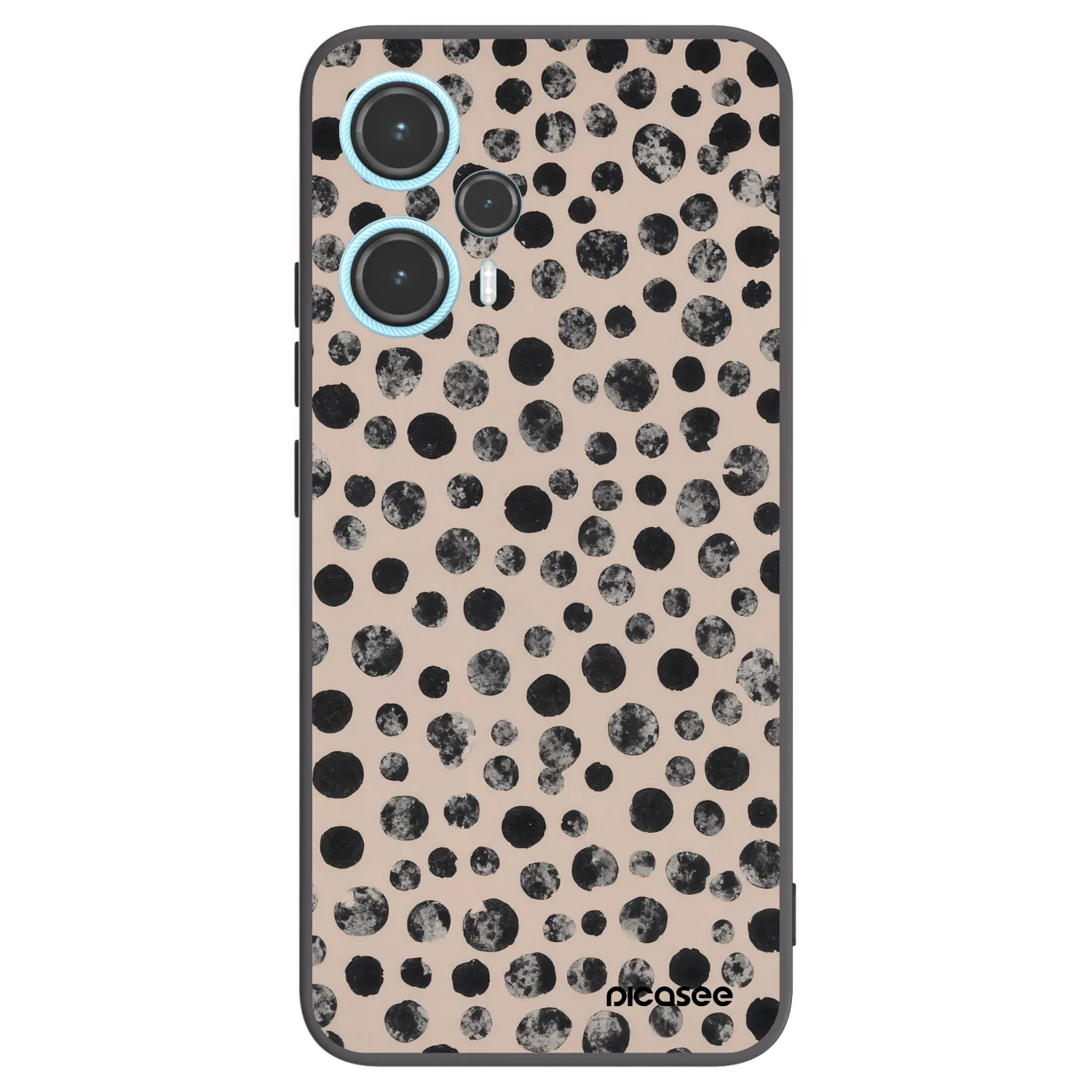 Picasee fekete szilikon tok az alábbi mobiltelefonokra Xiaomi Poco F5 - Dots